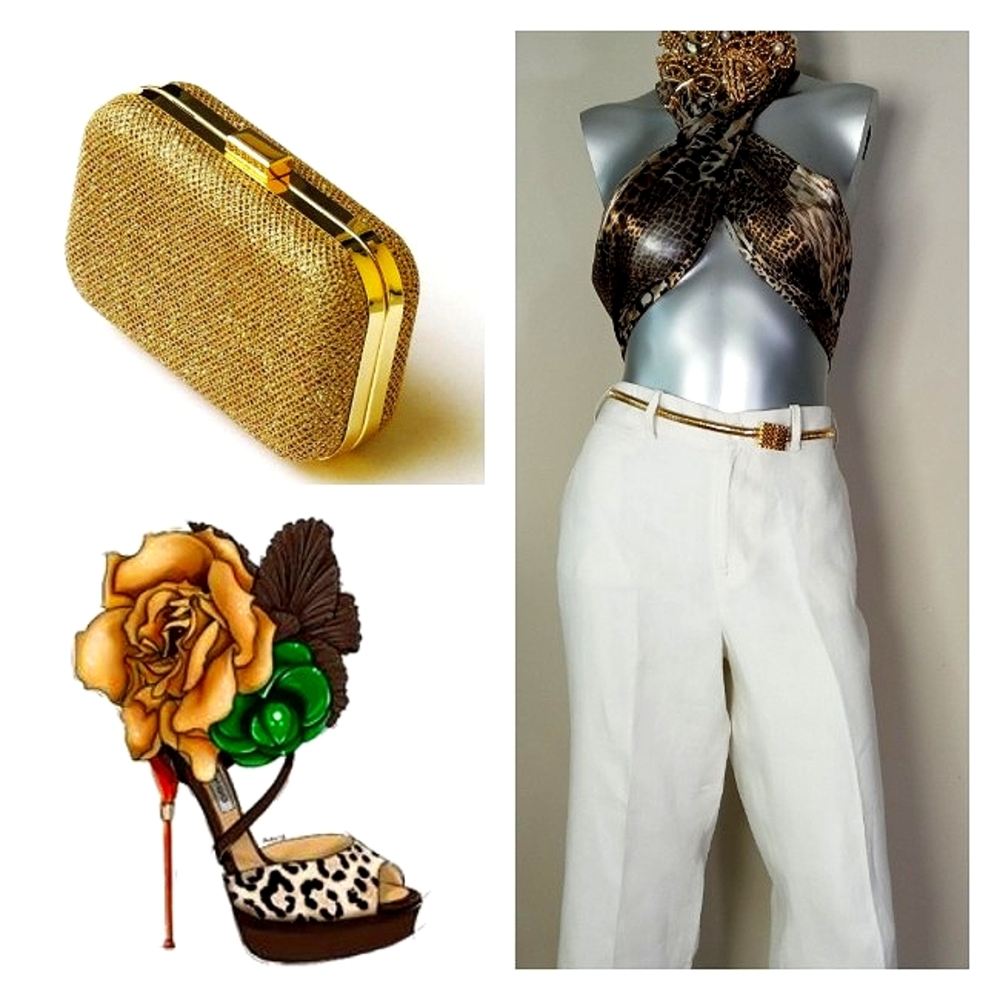 Lauren Ralph Lauren 100% Linen Cropped Trousers